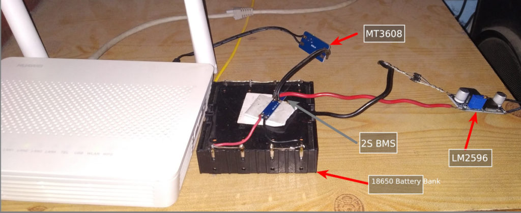 My 12v UPS for router